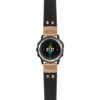g.d2ch.ds15 Main Black StrapsCo DASSARI Pilot Leather Watch Band with Rose Gold Buckle 22mm