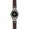 g.d2ch.ds15 Main Brown StrapsCo DASSARI Pilot Leather Watch Band with Brush Silver Buckle 22mm