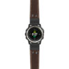 g.d2ch.ds15 Main Brown StrapsCo DASSARI Pilot Leather Watch Band with Matte Black Buckle 22mm