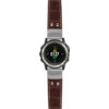 g.d2ch.ds16 Main Brown StrapsCo DASSARI Croc Embossed Leather Pilot Watch Band with Brush Silver Buckle 22mm
