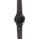 g.d2dpx.ds14 Main Blue StrapsCo DASSARI Vintage Leather Pilot Watch Band with Matte Black Buckle 22mm