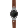 g.d2dpx.ds14 Main Tan StrapsCo DASSARI Vintage Leather Pilot Watch Band with Brush Silver Buckle 22mm