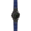 g.d2dpx.ds16 Main Blue StrapsCo DASSARI Croc Embossed Leather Pilot Watch Band with Matte Black Buckle 22mm