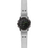 g.d2dpx.ds16 Main White StrapsCo DASSARI Croc Embossed Leather Pilot Watch Band with Brush Silver Buckle 22mm
