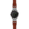 g.d2dpx.iw1 Main Brown StrapsCo DASSARI Aviator Crocodile Embossed Leather Strap 22mm