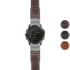 g.d2dpx.iw12 Gallery Brown StrapsCo DASSARI Alligator Pilot Strap For 22mm