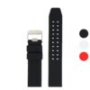 lmx6.1 Gallery BlackStrapsCo 23mm Rubber Watch Band Strap For Luminox