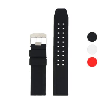 lmx6.1 Gallery BlackStrapsCo 23mm Rubber Watch Band Strap For Luminox