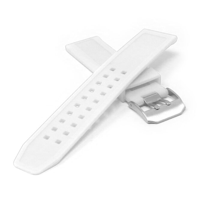 lmx6.22 Cross WhiteStrapsCo 23mm Rubber Watch Band Strap For Luminox