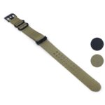 lmx7.11 Gallery Green StrapsCo Military Watch Band Strap for Luminox 23mm