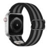 ny100.1.7.ss Back Bond StrapsCo Nylon Stretch Watch Band Strap For Apple Watch 38mm 40mm 41mm 42mm 44mm 45mm 49mm