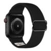 ny100.1.mb Back Black StrapsCo Nylon Stretch Watch Band Strap For Apple Watch 38mm 40mm 41mm 42mm 44mm 45mm 49mm