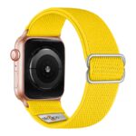 ny100.10.rg Back Yellow StrapsCo Nylon Stretch Watch Band Strap For Apple Watch 38mm 40mm 41mm 42mm 44mm 45mm 49mm