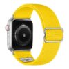 ny100.10.ss Back Yellow StrapsCo Nylon Stretch Watch Band Strap For Apple Watch 38mm 40mm 41mm 42mm 44mm 45mm 49mm