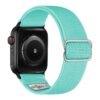 ny100.11b.mb Back Mint Green StrapsCo Nylon Stretch Watch Band Strap For Apple Watch 38mm 40mm 41mm 42mm 44mm 45mm 49mm