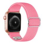 ny100.13.rg Back Pink StrapsCo Nylon Stretch Watch Band Strap For Apple Watch 38mm 40mm 41mm 42mm 44mm 45mm 49mm