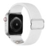 ny100.22.ss Back White StrapsCo Nylon Stretch Watch Band Strap For Apple Watch 38mm 40mm 41mm 42mm 44mm 45mm 49mm