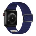 ny100.5.mb Back Blue StrapsCo Nylon Stretch Watch Band Strap For Apple Watch 38mm 40mm 41mm 42mm 44mm 45mm 49mm