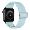 ny100.5b.mb Back Light Blue StrapsCo Nylon Stretch Watch Band Strap For Apple Watch 38mm 40mm 41mm 42mm 44mm 45mm 49mm