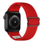 ny100.6.mb Back Red StrapsCo Nylon Stretch Watch Band Strap For Apple Watch 38mm 40mm 41mm 42mm 44mm 45mm 49mm