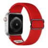 ny100.6.ss Back Red StrapsCo Nylon Stretch Watch Band Strap For Apple Watch 38mm 40mm 41mm 42mm 44mm 45mm 49mm