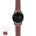 g.d2a.p560a Main Rust StrapsCo DASSARI Salvage Thick Padded Distressed Italian Leather Watch Band Strap with Rose Gold Buckle