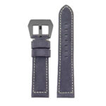 g.d2a.p560a Up Blue StrapsCo DASSARI Salvage Thick Padded Distressed Italian Leather Watch Band Strap with Matte Black Buckle
