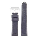 g.d2a.p560a Up Blue StrapsCo DASSARI Salvage Thick Padded Distressed Italian Leather Watch Band Strap with Silver Buckle