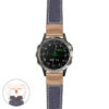 g.d2d.p560a Main Blue StrapsCo DASSARI Salvage Thick Padded Distressed Italian Leather Watch Band Strap with Rose Gold Buckle