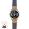 g.d2m1.p560a Main Blue StrapsCo DASSARI Salvage Thick Padded Distressed Italian Leather Watch Band Strap with Rose Gold Buckle