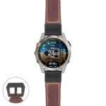 g.d2m1.p560a Main Rust StrapsCo DASSARI Salvage Thick Padded Distressed Italian Leather Watch Band Strap with Matte Black Buckle