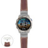 g.d2m1.p560a Main Rust StrapsCo DASSARI Salvage Thick Padded Distressed Italian Leather Watch Band Strap with Silver Buckle