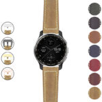 g.dax10.p560a Gallery Beige StrapsCo DASSARI Salvage Thick Padded Distressed Italian Leather Watch Band Strap