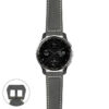 g.dax10.p560a Main Black StrapsCo DASSARI Salvage Thick Padded Distressed Italian Leather Watch Band Strap with Matte Black Buckle