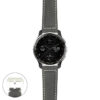 g.dax10.p560a Main Black StrapsCo DASSARI Salvage Thick Padded Distressed Italian Leather Watch Band Strap with Silver Buckle