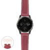 g.dax10.p560a Main Red StrapsCo DASSARI Salvage Thick Padded Distressed Italian Leather Watch Band Strap with Rose Gold Buckle