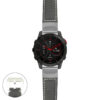 g.ep2.p560a Main Black StrapsCo DASSARI Salvage Thick Padded Distressed Italian Leather Watch Band Strap with Silver Buckle
