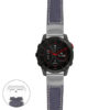 g.ep2.p560a Main Blue StrapsCo DASSARI Salvage Thick Padded Distressed Italian Leather Watch Band Strap with Silver Buckle