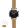 g.fch.p560a Main Beige StrapsCo DASSARI Salvage Thick Padded Distressed Italian Leather Watch Band Strap