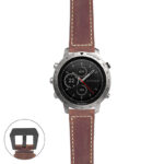 g.fch.p560a Main Rust StrapsCo DASSARI Salvage Thick Padded Distressed Italian Leather Watch Band Strap with Matte Black Buckle