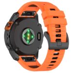 g.r80.12.1 Back Orange & Black StrapsCo Colorblock Endurance Watch Band Strap for Garmin Fenix 7 Pro 7S Pro 7X Pro