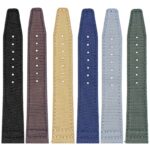 iw10 All Color DASSARI Kevlar Nylon Leather Watch Band Strap 20mm 21mm 22mm