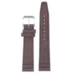 iw10.2 Up Brown DASSARI Kevlar Nylon Leather Watch Band Strap 20mm 21mm 22mm