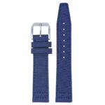 iw10.5 Up Navy Blue DASSARI Kevlar Nylon Leather Watch Band Strap 20mm 21mm 22mm