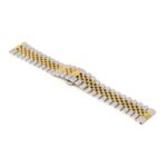 m112.2t Angle Two Tone StrapsCo Straight end Jubilee Bracelet Watch Band Strap 20mm 22mm