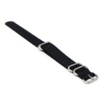 nt17.1 Angle Black StrapsCo Tactical Nylon One Piece Military Watch Band Strap 20mm 22mm 24mm