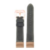 p560a Up Black StrapsCo DASSARI Salvage Thick Padded Distressed Italian Leather Watch Band Strap with Rose Gold Buckle