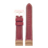 p560a Up Red StrapsCo DASSARI Salvage Thick Padded Distressed Italian Leather Watch Band Strap with Rose Gold Buckle