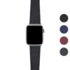 a.l14.1 Gallery Black DASSARI Premium Saffiano Leather Watch Band Strap for Apple Watch