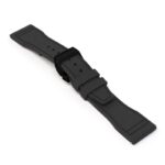 cl.fk18.1.mb Main Black DASSARI Aviator FKM Rubber Pilot Watch Band Strap 20mm 21mm 22mmBlack Clasp